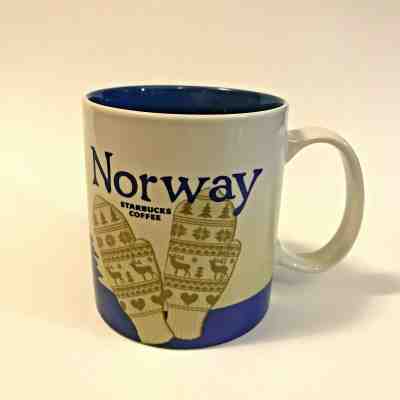 Collectible 16oz Starbucks Norway 2016 Global Icon "Mittens" Mug - Sold on eBay Jan, 15th 2020 for $49.99
