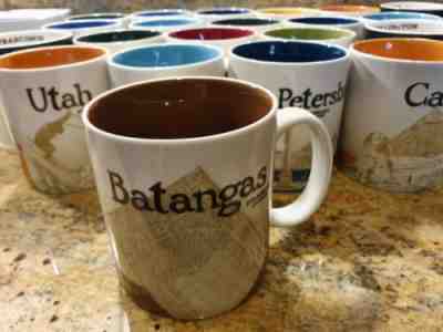 Starbucks BATANGAS Icon Series Mug 2010 MIC, NEW with SKU,16 oz Philippines - Sold on eBay Jan, 15th 2020 for $22.00