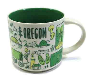 STARBUCKS COFFEE 2018 Been There Series - OREGON 14oz Cup Mug - Sold on eBay Jan, 15th 2020 for $16.99