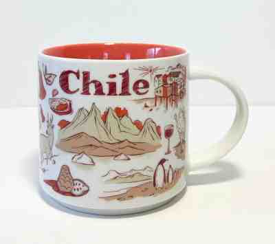 Rare Starbucks CHILE Been There Coffe Mug 14 oz with SKU Price Tag, No Box  - Sold on eBay Jan, 15th 2020 for $34.95