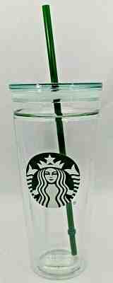 Starbucks Venti Clear Glass Double Wall Cold Cup Tumbler 20 oz Brand New, Rare - Sold on eBay Jan, 15th 2020 for $65.00