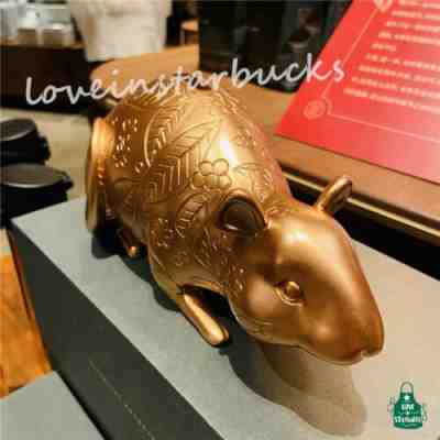 New China 2020 Starbucks Shanghai Roastery Year Of Rat Golden Rat Piggy Bank - Sold on eBay Jan, 11th 2020 for $149.99