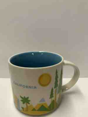 Starbucks 2015 CALIFORNIA You Are Here Collection Mug Graphic Skyline Forest - Sold on eBay Jan, 17th 2020 for $15.00