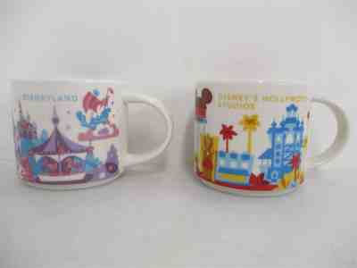 2x Starbucks You Are Here Collection Mugs Disneyland & Disney Hollywood Studios - Sold on eBay Jan, 17th 2020 for $41.00
