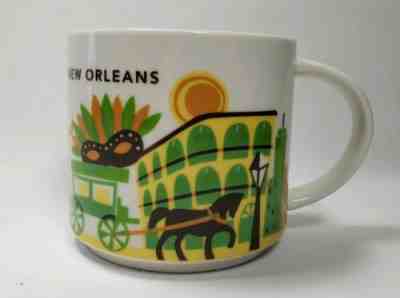 New Starbucks Mug "You Are Here Collection" New Orleans 14oz. 2014 Collector  - Sold on eBay Jan, 17th 2020 for $24.97