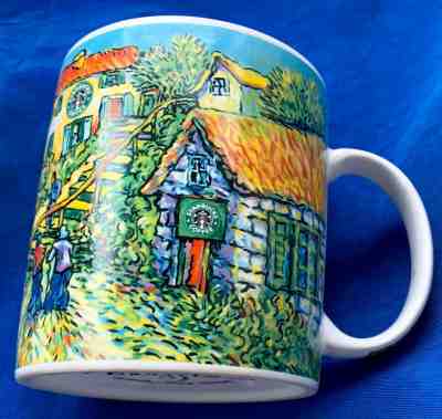 STARBUCKS 2001 Barista 18 oz MUG Van Gogh Stairway at Auvers Impressionism  - Sold on eBay Jan, 17th 2020 for $15.98