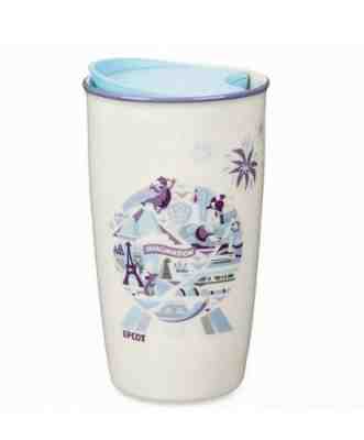 Disney Parks Starbucks Epcot Attractions Coffee Tumbler Travel Mug New - Sold on eBay Jan, 17th 2020 for $20.00