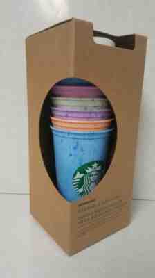 Starbucks Summer 2019 Marble Hot Reusable Cups.  Brand New 6 Cups, Sold Out, HTF - Sold on eBay Jan, 17th 2020 for $21.50