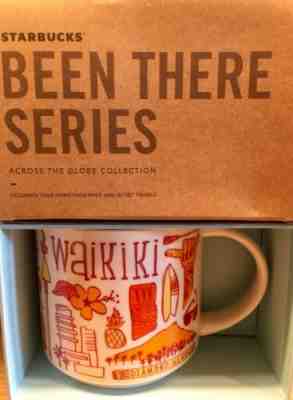 Starbucks Coffee Been There Series 14oz Mug WAIKIKI Hawaii Cup New in box & SKU - Sold on eBay Jan, 16th 2020 for $18.00