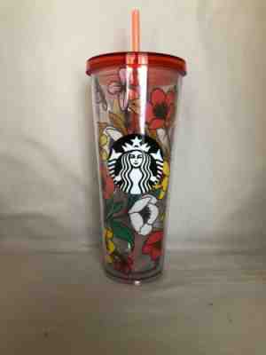 Starbucks Florals Acrylic Cold Cup 24 Oz 2019. NWT! - Sold on eBay Jan, 16th 2020 for $30.00