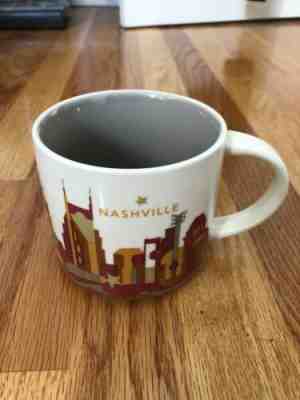 STARBUCKS NASHVILLE You Are Here 2012 Coffee Cup 14oz Mug City Collection - Sold on eBay Jan, 16th 2020 for $18.99