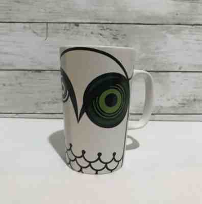 Starbucks Tall 16 oz Coffee Mug Cup Green Eye Owl Limited Edition 2014 Bird EUC - Sold on eBay Jan, 16th 2020 for $17.99