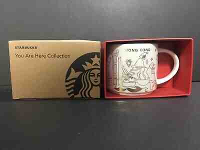 Starbucks Hong Kong 2017 Christmas You Are Here Collection Mug with box 14 oz - Sold on eBay Jan, 16th 2020 for $40.00