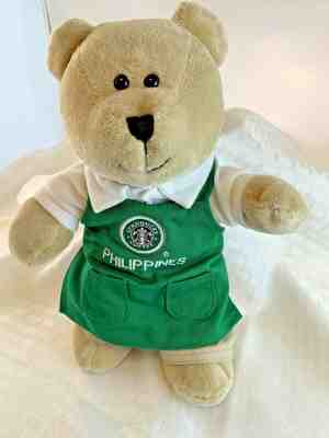 Starbucks Barista Bear Phillipines green apron - Sold on eBay Jan, 16th 2020 for $19.99
