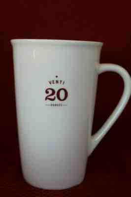 Starbucks 2010 Venti 20 Ounces White Tall Ceramic 20oz Coffee Latte Mug Cup - Sold on eBay Jan, 16th 2020 for $15.99