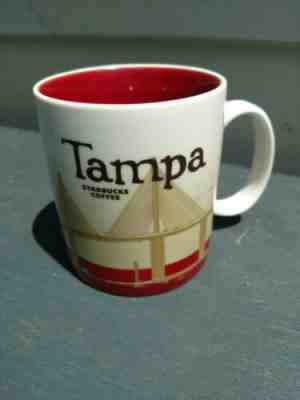 Starbucks Coffee 2009 TAMPA Sunshine Skyway Bridge City Mug 16 oz. Collector  - Sold on eBay Jan, 16th 2020 for $39.99