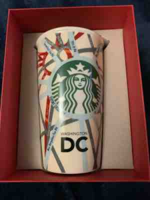 NEW Starbucks Ceramic 2015 Tumbler with Washington DC St Map - DOT Collection - Sold on eBay Jan, 16th 2020 for $25.00