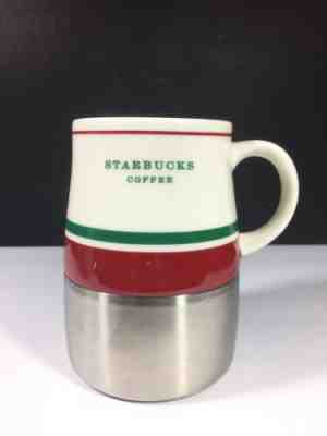 Starbucks Coffee Mug 14 Oz Travel Cup Ceramic Stainless Steel Bottom 2006  - Sold on eBay Jan, 16th 2020 for $16.99