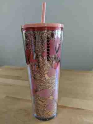 New! STARBUCKS Valentines 2020 TUMBLER HEARTS 24 OZ Cups IN HAND! - Sold on eBay Jan, 16th 2020 for $20.50