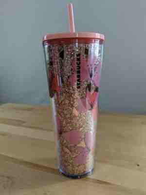 New! STARBUCKS Valentines 2020 TUMBLER HEARTS 24 OZ Cups IN HAND! - Sold on eBay Jan, 16th 2020 for $22.75