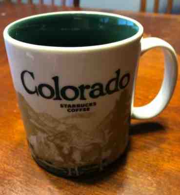 Starbucks Colorado Coffee Mug Global Icon Collector Series 16 Fl OZ 2012  - Sold on eBay Jan, 16th 2020 for $24.99