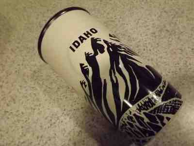 2016 Starbucks double wall 10 oz ceramic tumbler travel mug with lid -  IDAHO - Sold on eBay Jan, 16th 2020 for $32.00