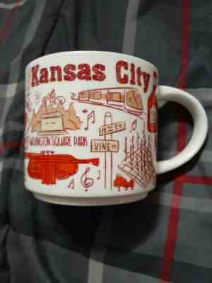 Starbucks Mug ~ Been There Series.  KANSAS CITY 14oz.   - Sold on eBay Jan, 16th 2020 for $25.00