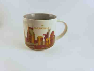 Starbucks NASHVILLE You Are Here Collection 14 oz Mug Cup Music City 2014  - Sold on eBay Jan, 16th 2020 for $18.95