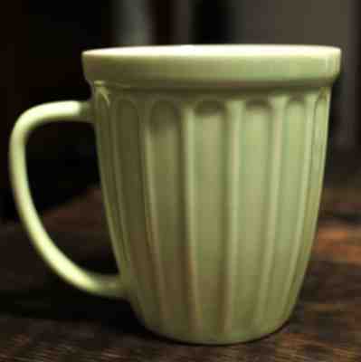 16oz Starbucks 2006 Pastel Green Fluted Coffee Mug Cup - LN, MINT - Sold on eBay Jan, 16th 2020 for $27.99
