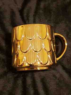New 2019 Starbucks Holiday Mug Ceramic Gold Mermaid Siren Scales (14 OZ) - Sold on eBay Jan, 16th 2020 for $19.95