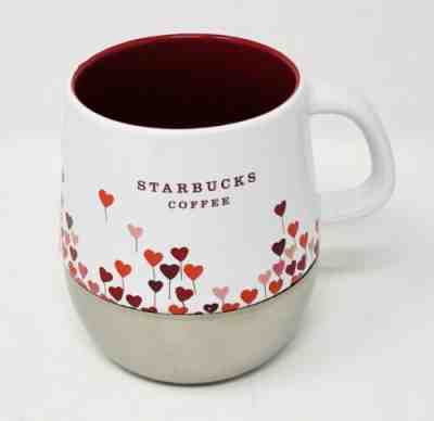 Starbucks Heart Coffee Mug 2007 Love Balloons Stainless Steel Bottom Cup 14 Oz - Sold on eBay Jan, 17th 2020 for $19.99
