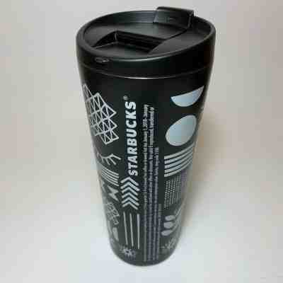 Starbucks 16 oz stainless steel tumbler with lid - Holiday 2018 Edition - Sold on eBay Jan, 16th 2020 for $19.99