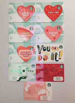 9 Starbucks coffee valentine paper card chinese new year rat thank you Thailand - Sold on eBay Jan, 16th 2020 for $19.99