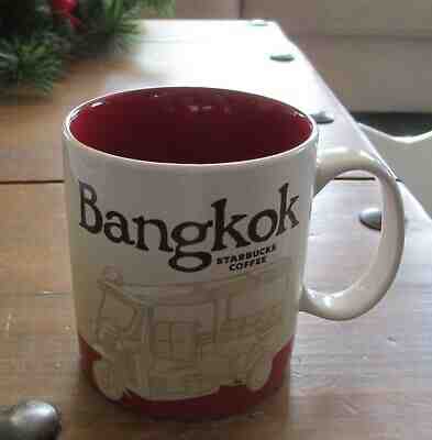 '17 STARBUCKS Global Icon Collector Series BANGKOK 16oz Coffee Mug / Cup (XS116 - Sold on eBay Jan, 16th 2020 for $18.95