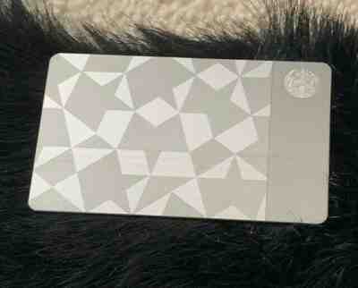 Starbucks Card 2012 Stainless Steel Metal ORIGINAL Limited Edition - Sold on eBay Jan, 15th 2020 for $349.99