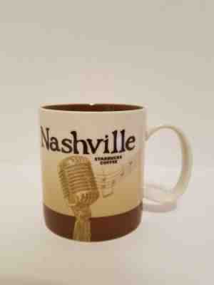 STARBUCKS 2011 NASHVILLE Global Icon Collector Coffee Mug Cup 16 oz - Sold on eBay Jan, 15th 2020 for $15.40