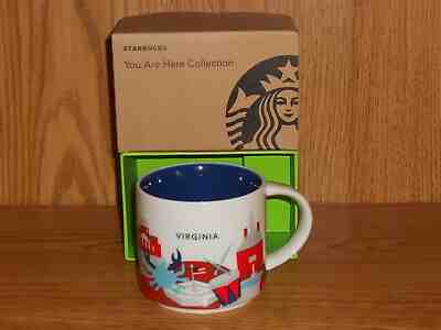 VIRGINIA STARBUCKS YOU ARE HERE 14 OZ MUG; NEW IN BOX - Sold on eBay Jan, 19th 2020 for $30.95