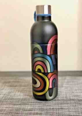NEW 2017 STARBUCKS WATER BOTTLE DOUBLE WALL STAINLESS STEEL 20 OUNCES GEO DESIGN - Sold on eBay Jan, 18th 2020 for $39.00