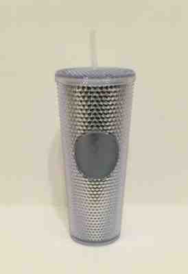 New Starbucks 2019 BLING PLATINUM Studded Tumbler Venti 24oz (minor damage) - Sold on eBay Jan, 18th 2020 for $15.50