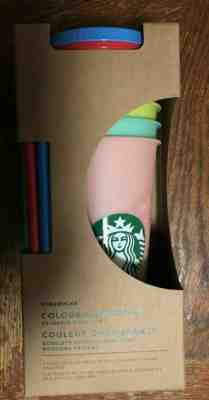 Starbucks Summer 2019 Color Changing Reusable Cold Cups Set of 5  NEW - Sold on eBay Jan, 18th 2020 for $54.99