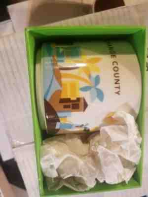 NIB WITH SKU STARBUCKS  ORANGE COUNTY, USA You Are Here (YAH) 14 Oz Mug. VHTF - Sold on eBay Jan, 18th 2020 for $23.10