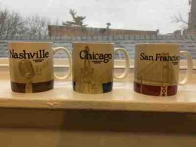 Starbucks Collector Series Mugs 16 oz - Sold on eBay Jan, 18th 2020 for $27.00