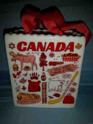 Starbucks 2019 Canada been there series shopping tote ornament - Sold on eBay Jan, 18th 2020 for $21.00