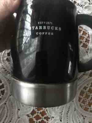 Starbucks Urban Desk Mug Black Ceramic Stainless Steel Bottom MINT - Sold on eBay Jan, 18th 2020 for $16.00