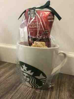 NEW 2019 RARE STARBUCKS 45 FL. OZ. CERAMIC GIANT COFFEE MUG CHRISTMAS GIFT SET - Sold on eBay Jan, 18th 2020 for $45.00