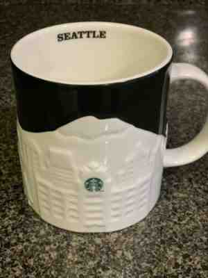 Starbucks Seattle Mug Embossed 2012 Collector Series City Relief 16 Oz. - No Box - Sold on eBay Jan, 18th 2020 for $19.99