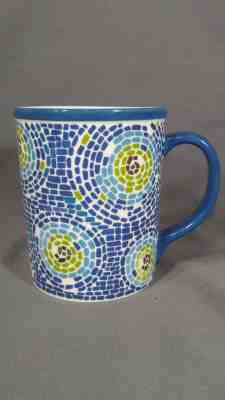 2008 Starbucks Blue Green Mosaic Tiles 16 Oz Coffee Cup Mug Starry Night Mint! - Sold on eBay Jan, 18th 2020 for $19.99
