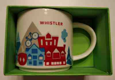 Starbucks You Are Here Mug with Box/Sticker - Whistler - Sold on eBay Jan, 18th 2020 for $15.00