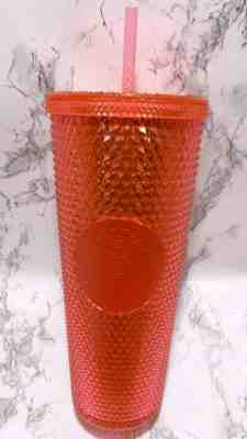 Starbucks Venti Platinum Bling Pink Stud Tumbler Cup 24 oz - New - Sold on eBay Jan, 18th 2020 for $28.49