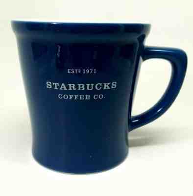 Starbucks Coffee Co Mug Blue Estd 1971 2008 Oversized 18 Oz White Print Cup Tea - Sold on eBay Jan, 18th 2020 for $19.71